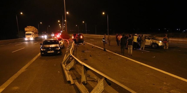 AK Parti Milletvekili trafik kazasnda yaraland
