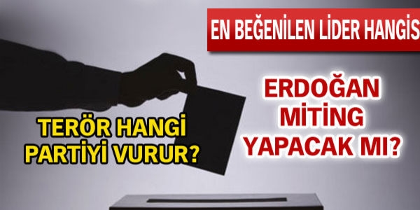 Semen: Terr hibir partiyi etkilemez