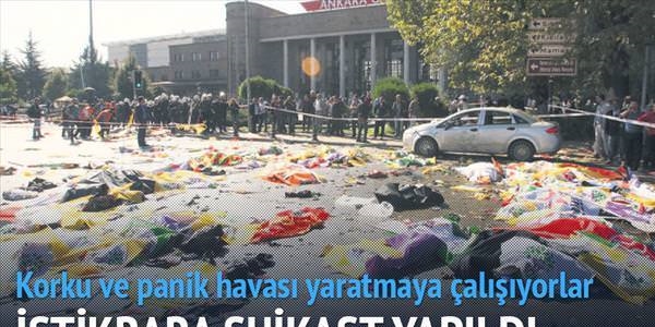 Korku ve panik havası yaratılmak isteniyor