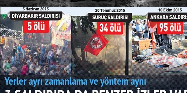 3 saldırıda benzer izler var