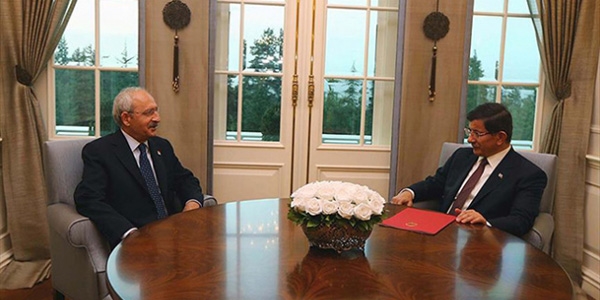 Davutoğlu-Kılıçdaroğlu görüşmesi sona erdi