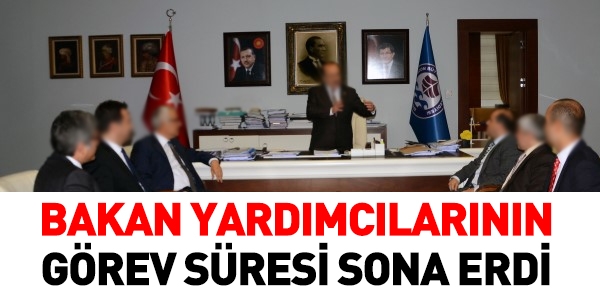 Bakan yardımcılarının görevi, 29 Ağustos'ta sona ermişti