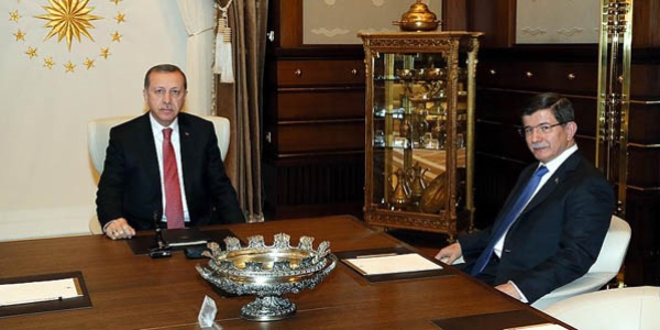 Cumhurbaşkanı Erdoğan, Başbakan Davutoğlu'nu kabul etti
