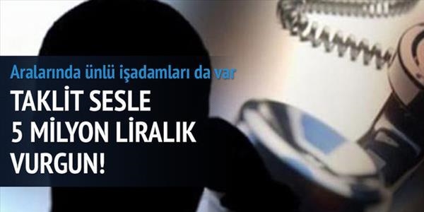 'Sihirli Ses'le beş milyonluk vurgun!
