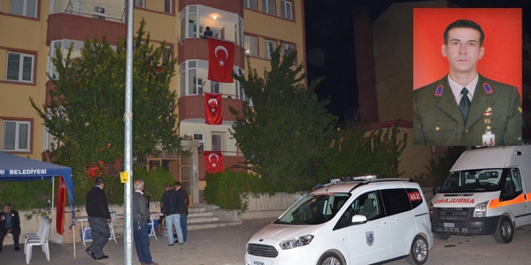 Şehit Astsubay Topsakaloğlu'nun acı haberi baba ocağına ulaştı
