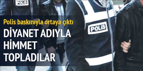 Diyanet'in adıyla himmet topladılar