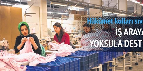 İş arayan yoksula destek