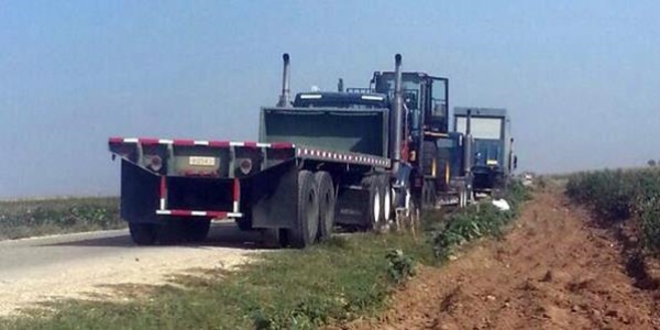 Hatay'da Bulunan İHA TIR'a yüklenerek götürüldü