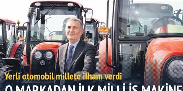 Tmosan'dan lk milli i makinesi