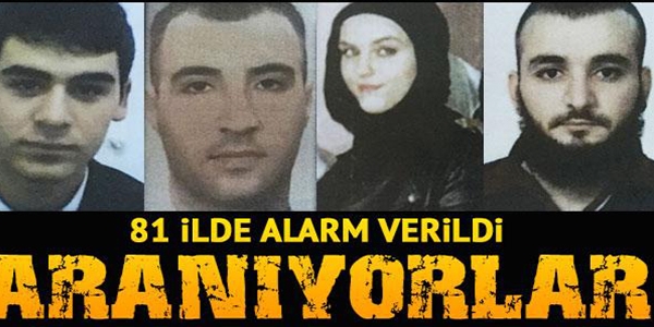 Sansasyonel eylem hazırlığındaki 4 terörist aranıyor