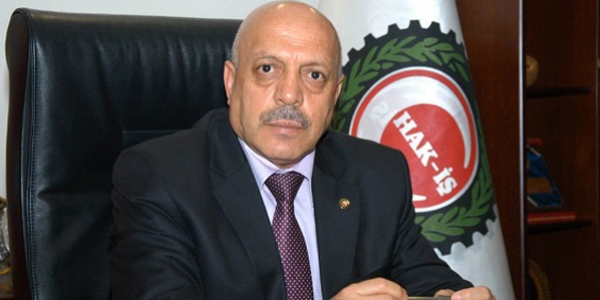 Hak-İş'de Mahmut Arslan yeniden başkan seçildi