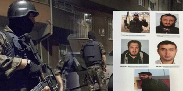 İstanbul'da IŞİD operasyonu: 5 gözaltı