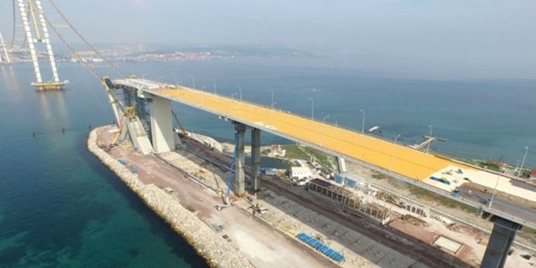 İzmit Körfez Geçiş Köprüsü'nün açılışına 5 ay kaldı
