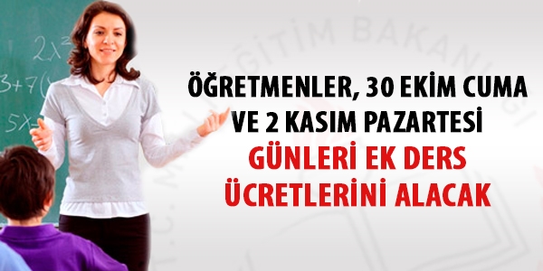 MEB'den idari izin ve ek ders ücreti yazısı
