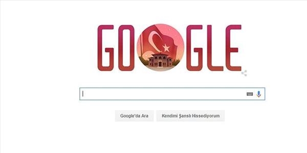 Google'dan Cumhuriyet Bayram'na zel logo