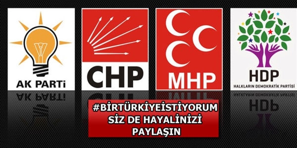 4 partinin Türkiye hayali