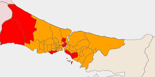 AK Parti o ilçeleri İstanbul'da CHP'den aldı