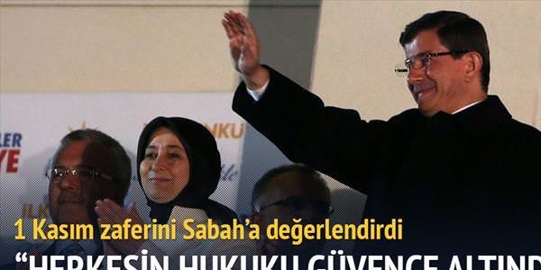 Davutoğlu: Adaletten ve sevgiden taviz verilmeyecek