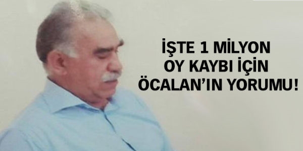 Öcalan: Silahların gölgesinde siyaset olmaz