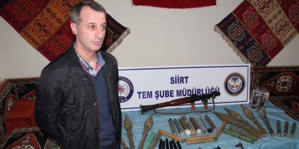 Vatandaş ihbar etti mezarlıktan cephanelik çıktı