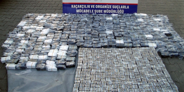 Diyarbakır'da kaçakçılara 1 milyon TL'lik darbe