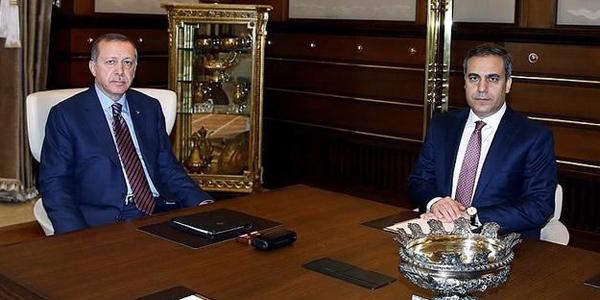 Cumhurbaşkanı Erdoğan, MİT Müsteşarı Fidan'ı kabul etti
