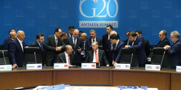 G20 zirvesin'de Erdoğan'ın yanında onlar oturacak