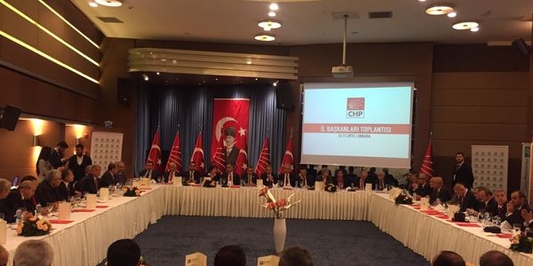 CHP'de 77 il başkanı Ankara'da toplandı