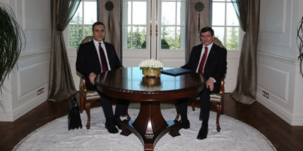 Başbakan Davutoğlu MİT Müsteşarı Fidan'ı kabul etti
