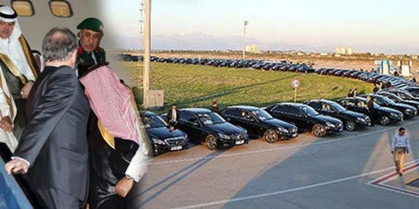 Kral için 546 saray odası, 400 lüks araç kiralandı