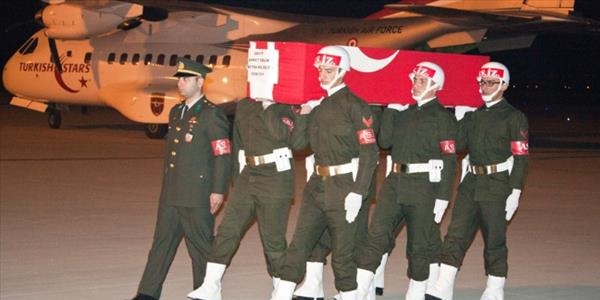 Şehit astsubayın cenazesi memleketinde