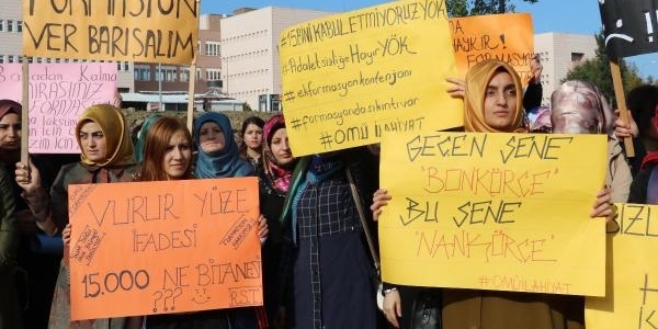 Üniversite öğrencilerinden formasyon protestosu
