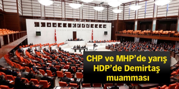 CHP'de 'ak', MHP'de 'sessiz' yar