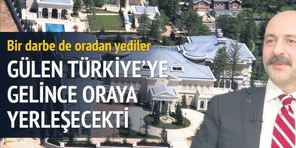 Akın İpek'in malikanesi Kayyum'dan kiralık