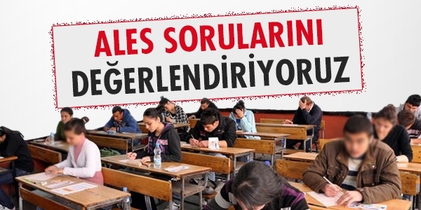 ALES, sonbahar dönemi sınavı yapıldı