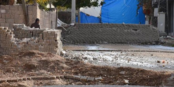 Çatışmanın ardından Nusaybin...