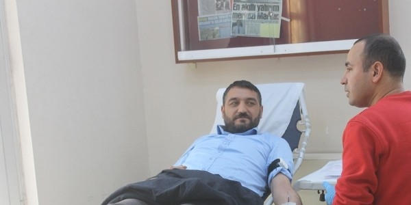 Mardin OSB'den Kızılay'a Kan Bağışı