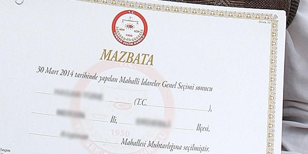 Seçildiği mahallede yaşamayan muhtarın mazbatası iptal edildi