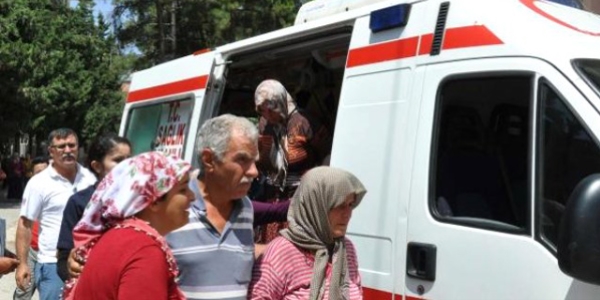 Gaziantep'te traktr rmorku devrildi: 18 yaral