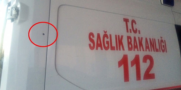 Cizre'de Ambulansa silahlı saldırı