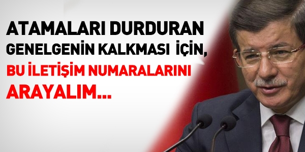 2015/9 sayılı Başbakanlık genelgesi nasıl kalkar?