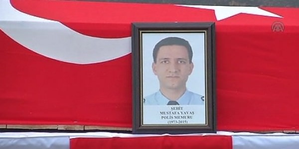 PKK saldırısından 22 gün sonra şehit düşen polise tören