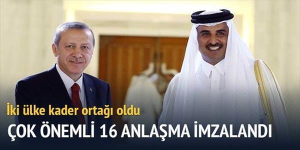 Türkiye ile Katar arasında kader anlaşması