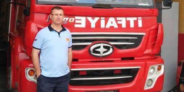 Eğitim'de başının üzerine düşen itfaiye eri yaralandı