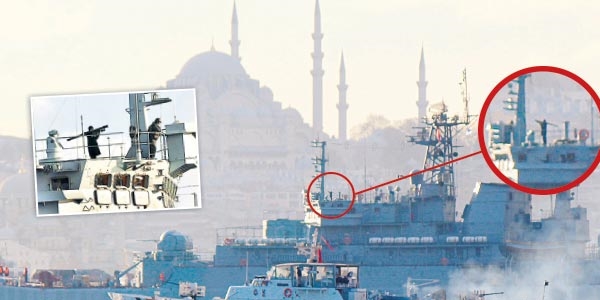 Rus Savaş Gemisi'nin Boğaz'dan geçiş ihlali