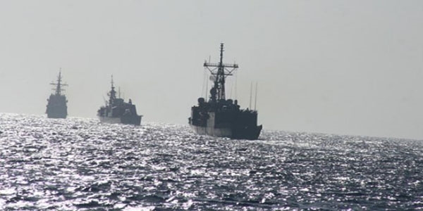 NATO gemileri Akdeniz'de eğitim yaptı