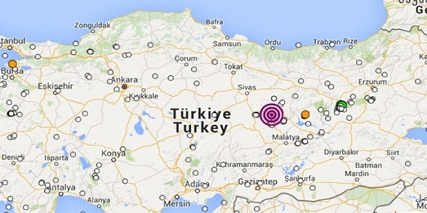 Malatya'da 4,5 büyüklüğünde deprem