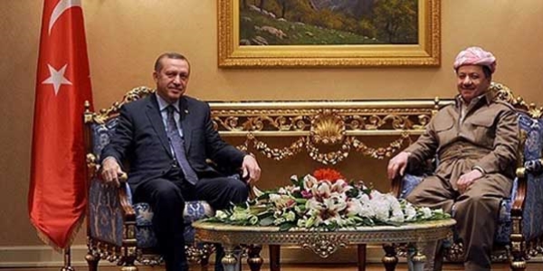 Erdoğan, IKBY Başkanı Barzani'yi kabul etti