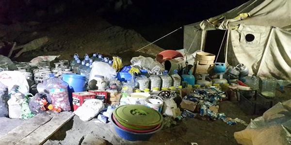 Ağrı'da PKK'nın kışlık mağarası imha edildi