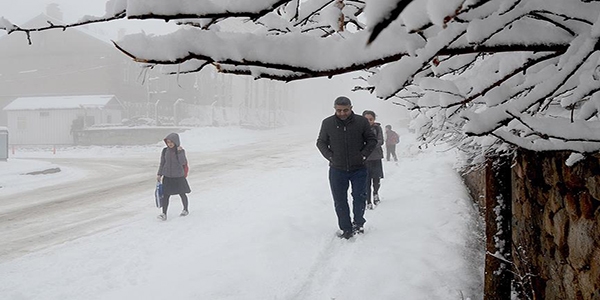 Sarıkamış ilçesinde hava sıcaklığı sıfırın altınde 27 derece